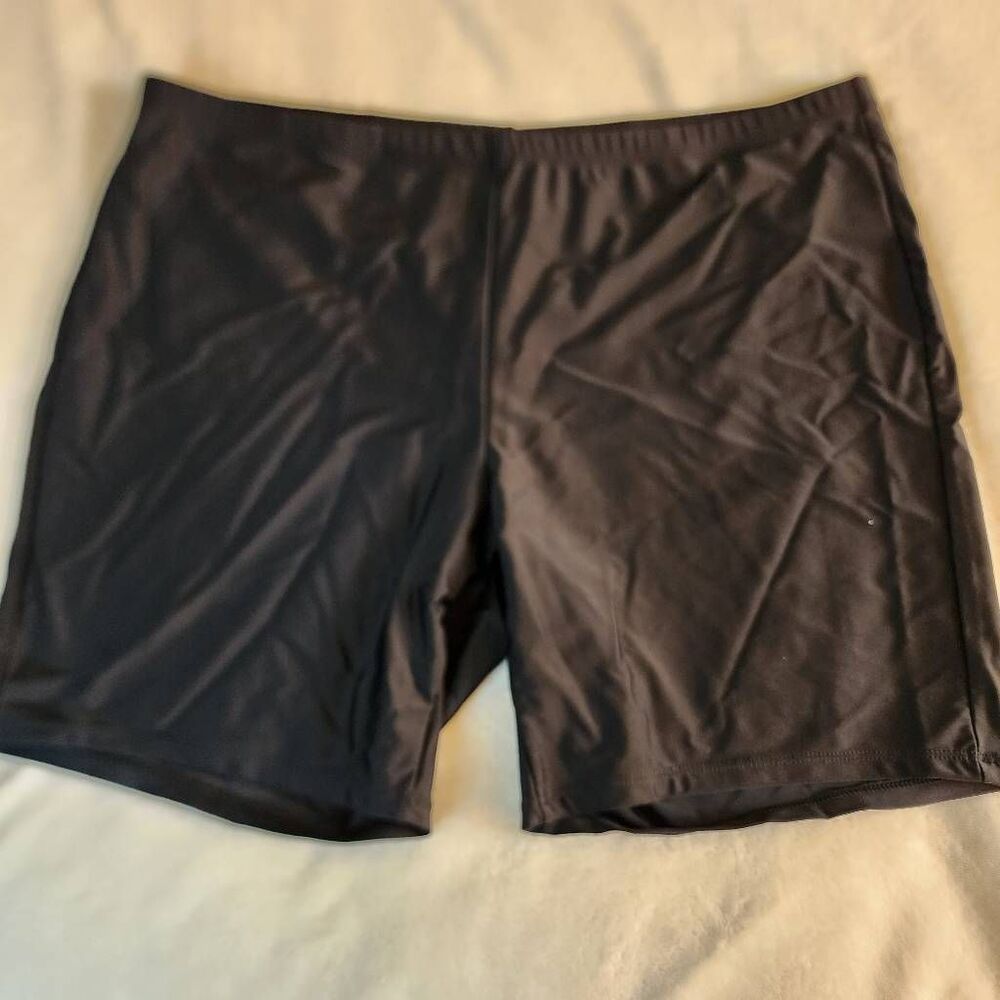 Unbranded Black Bermuda Swim Bottoms Size 1X